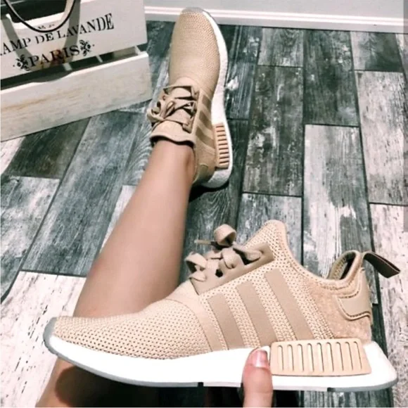 Adidas Originals Nmd Adidas Nmd R1 Cream Womens Pharrell X Adidas NMD Hu On  Foot Hypebeast